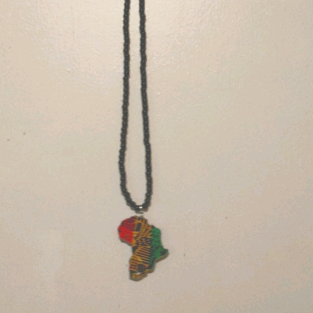 African beeded necklace